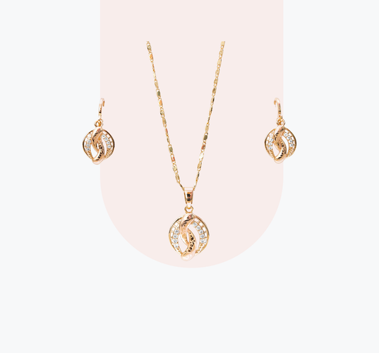 Dazzling Gold Bar Pendant Necklace