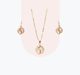 Dazzling Gold Bar Pendant Necklace