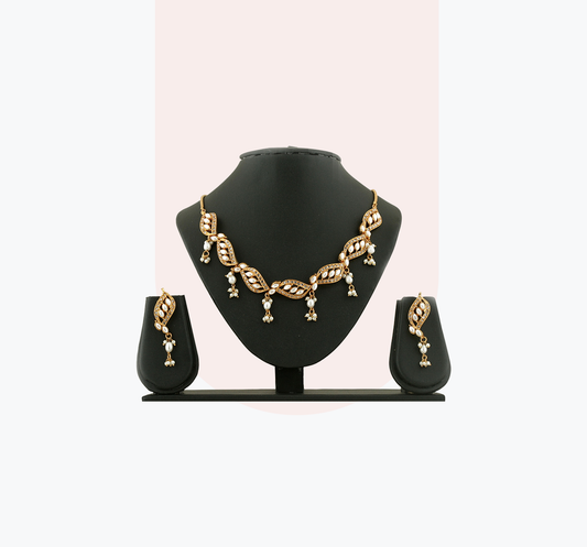 Crystal Pendant Necklace Set