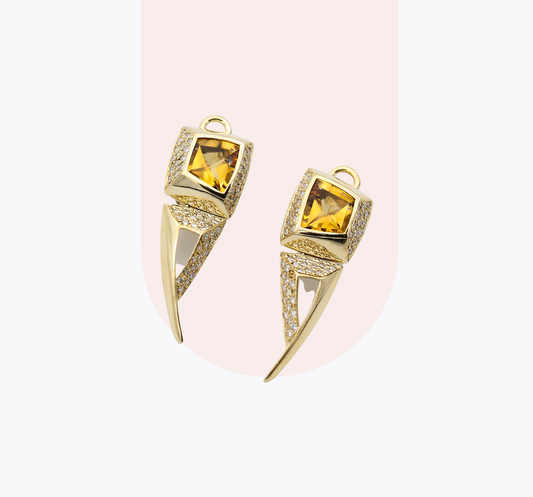 Gold Drop Earrings
