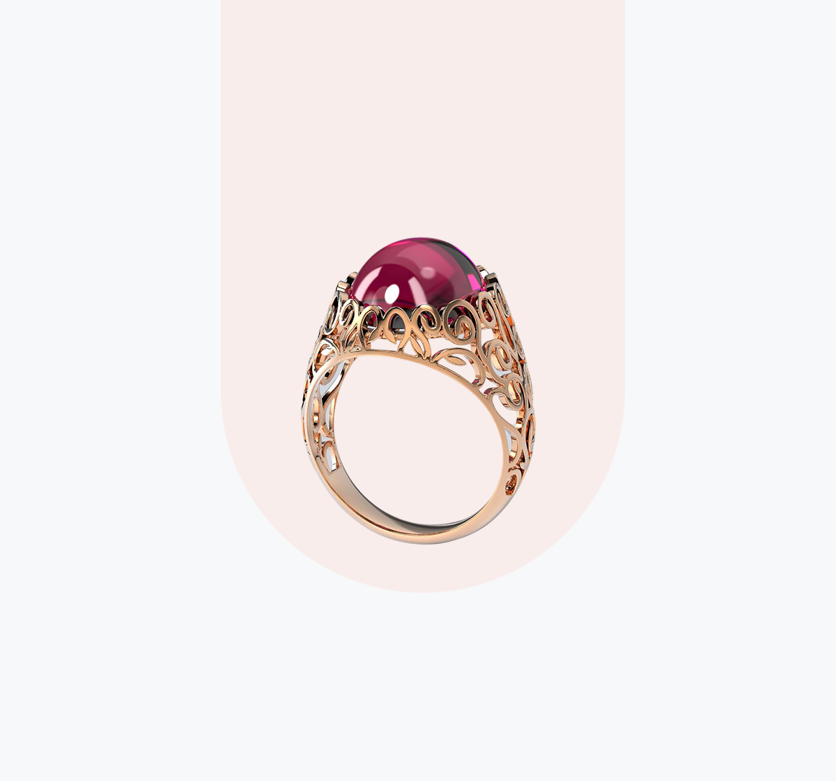Diamond Cluster Statement Ring
